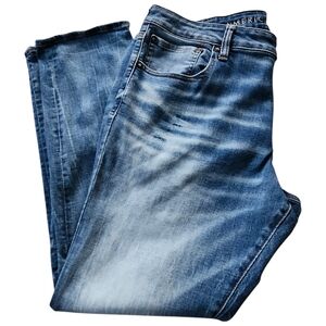American Eagle Outfitters Blue Men's Denim Slim Straight Jeans. Sz. 38x32